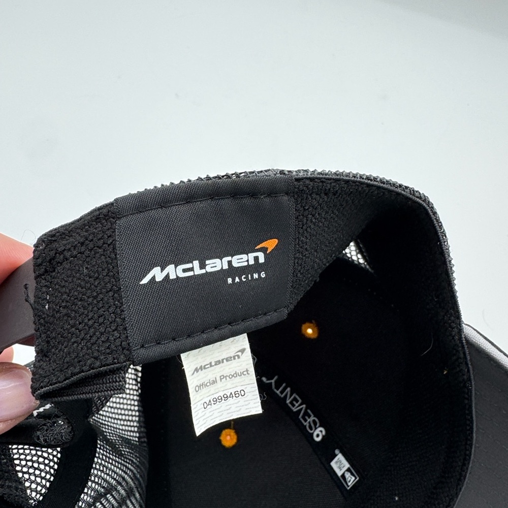 NWT 2025 Arrow McLaren New Era Black and Orange Cap - Picture 6 of 7